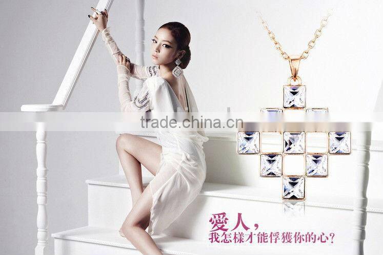 OUXI fashion high end fashion jewelry necklace wholesale 10086