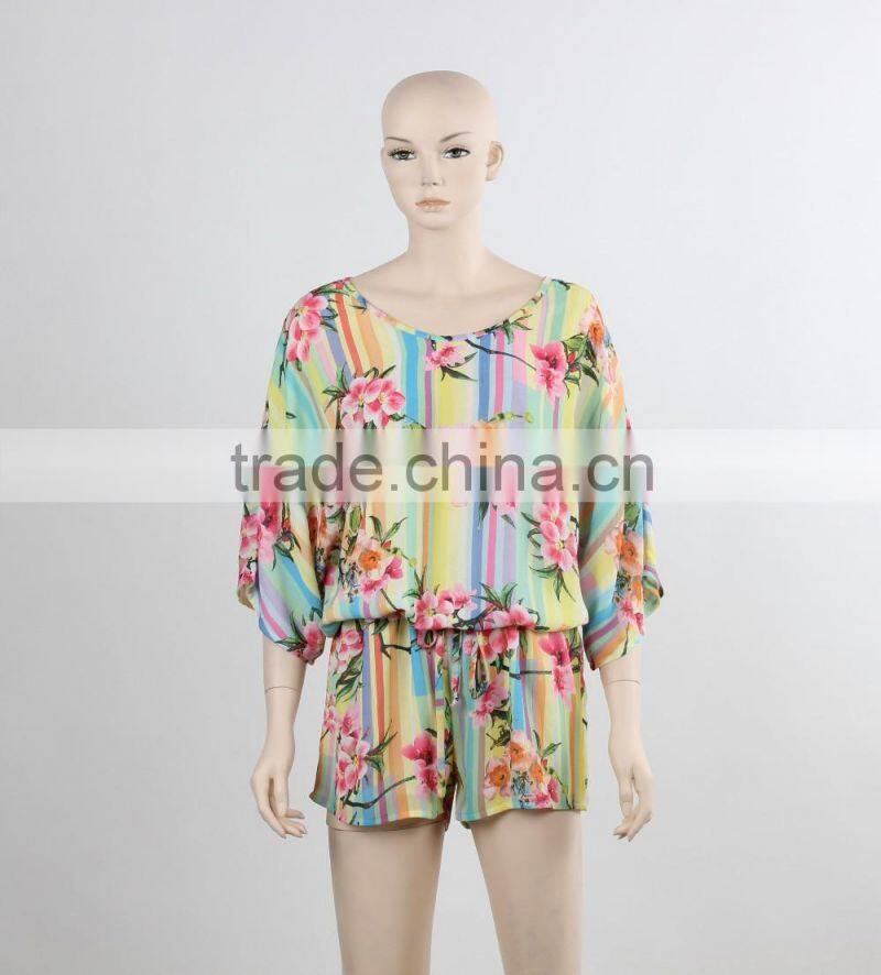 OEM custom women jumpsuit summer swimming wear sexy jumpsuit long manufacture