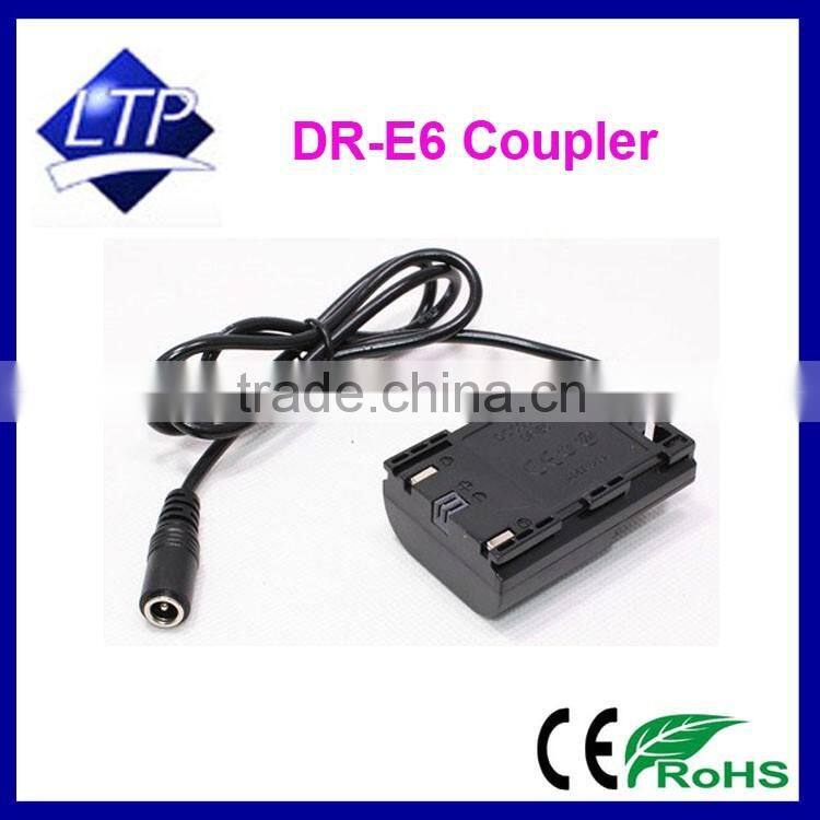 AC Power Adapter ACKE6 charger ,ACK-E6,Battery Coupler DR-E6,LP-E6 for Canon EOS 60D,7D,5D MARK III