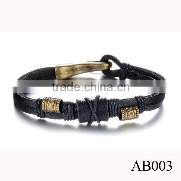 Classic Bracelet Jewelry For Men /Bio Magnetic Leather Bracelet Price