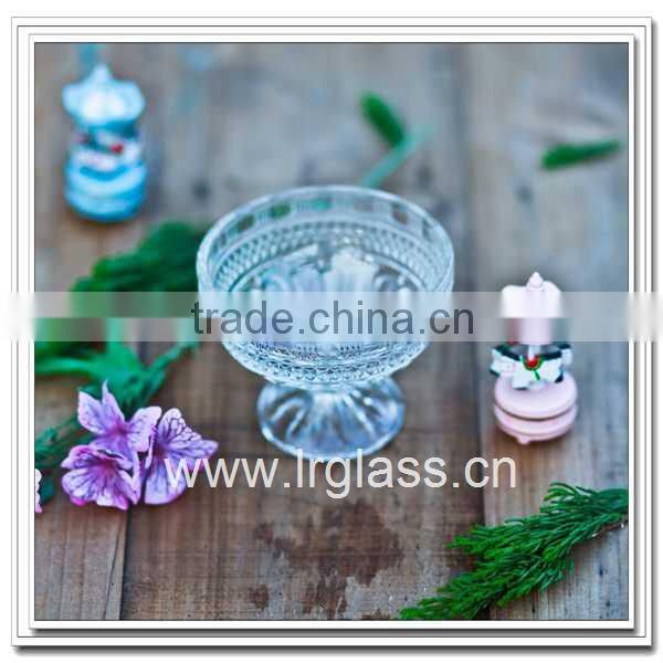 High Quality Clear Ice Cream Tea Glass Cup