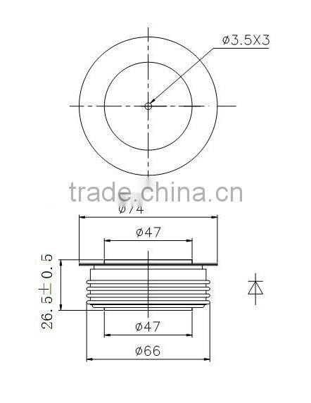 Westcode rectifier diodes W4534NC020