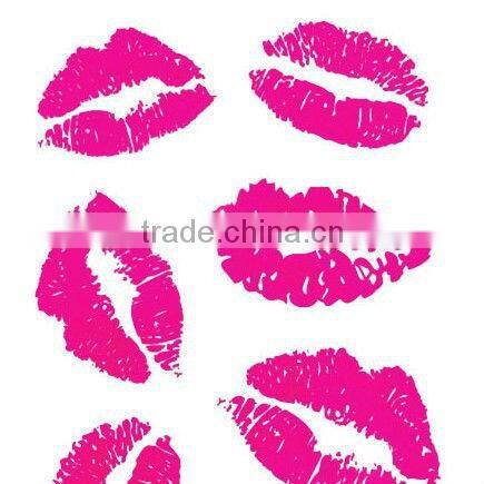 lip tatoo sticker