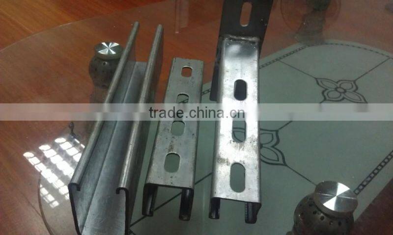 framing and supporting c channel u bracket