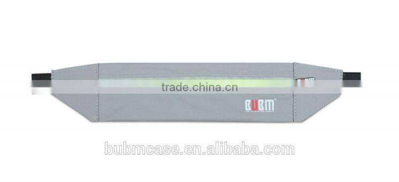 Grey Waist Bag Casual Waist Pack Sport Bag Waterproof Running Bags Purse Mobile Phone Case for SAMSUNG IPHONE Pocket