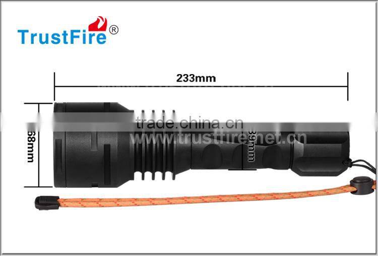 Hot sale TrustFire DF003 deep sea 3* CREE XM-L 2 Led lights, diving cree 3000lumen powerful scuba light 5-Modes Memory