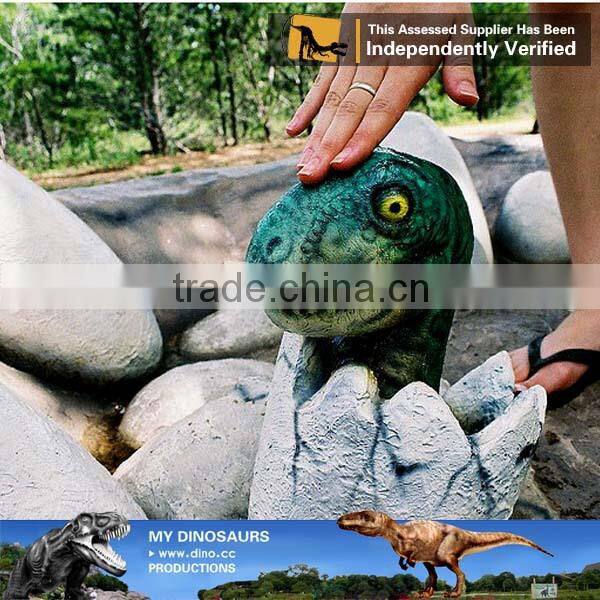 MY Dino-V13 Dinosaur park equipment fiberglass dinosaur trash can