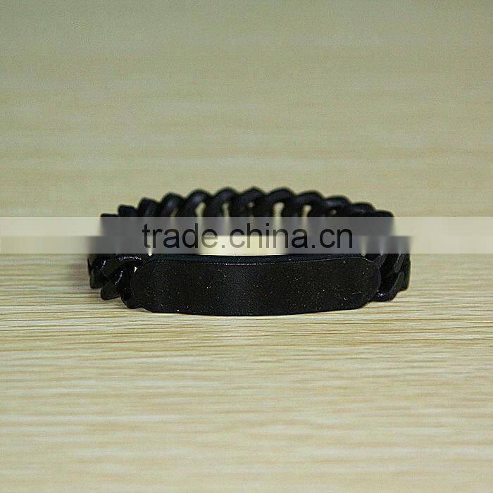 silicone hand bands with twist bracelet