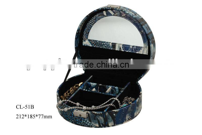 Promotional custom classics jewelry packaging case wholesale with mirror