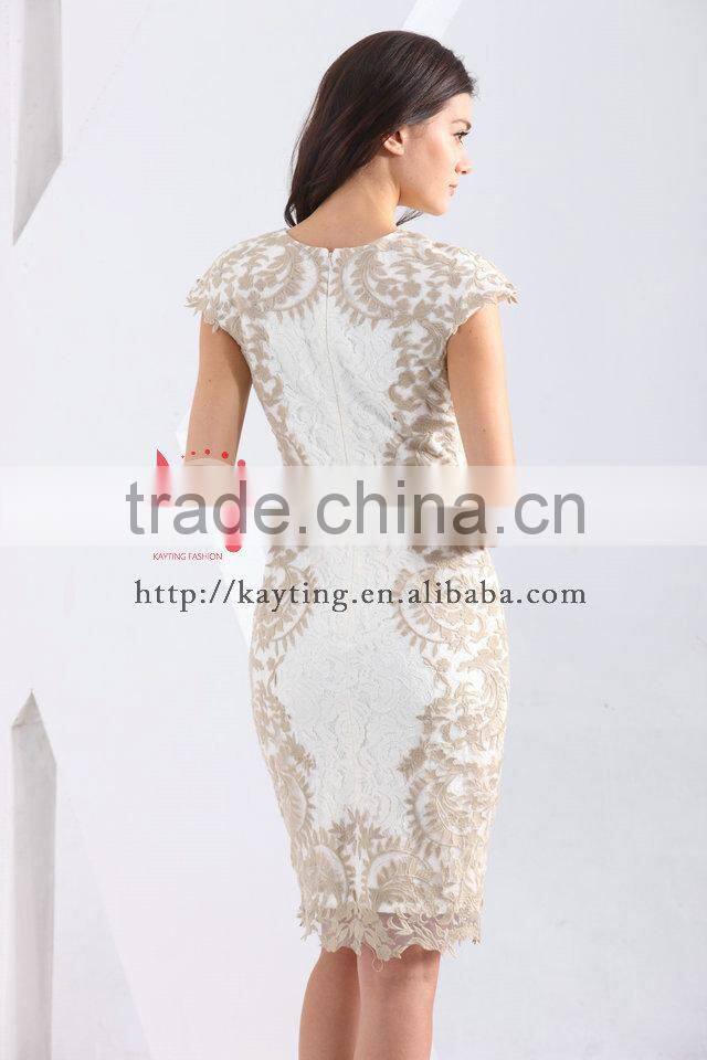 Elegant dress cocktail dresses short white color elegant knee length cocktail dresses