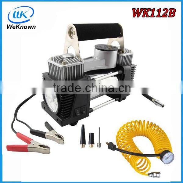 12 volt DC car inflation pump/mini car air compressor