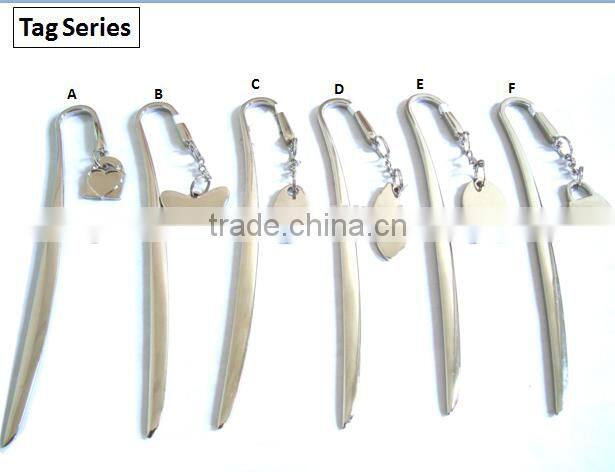 promotional and personalized metal bookmark clip