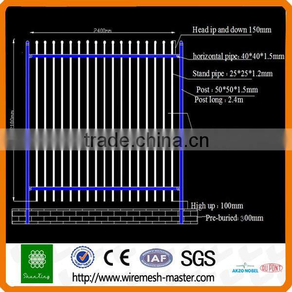 The galvanized wrought wire mesh fence / steel wire