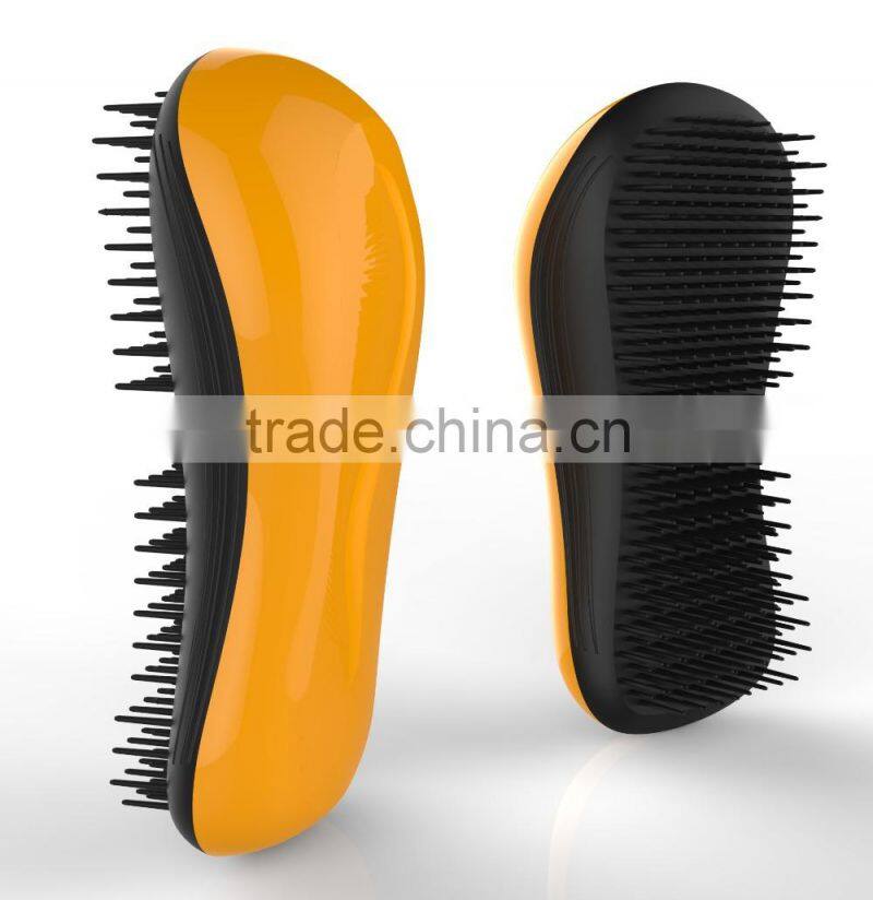 mY GIRL New design teezer high quality Hand plastic no tangle hair brush