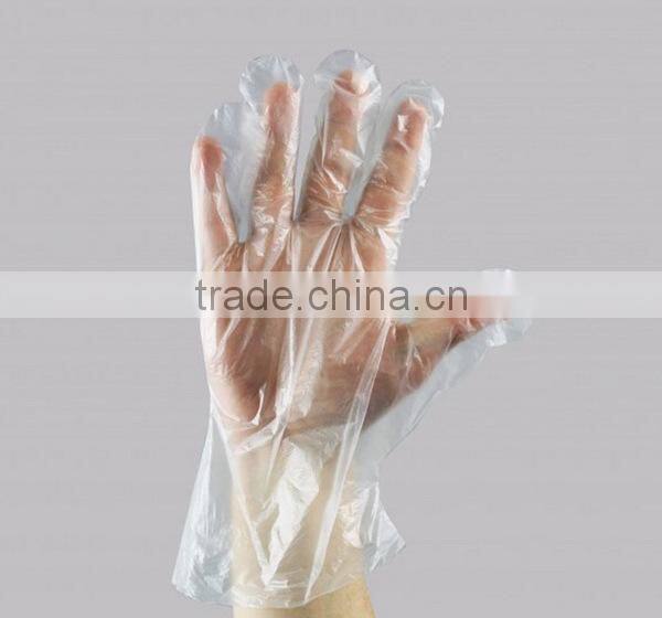 disposable veterinary embossed pe glove pairs