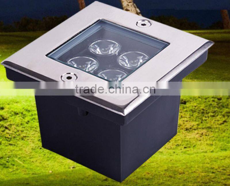 2017 square 3W led underground light IP67 landscape lamps underground led light