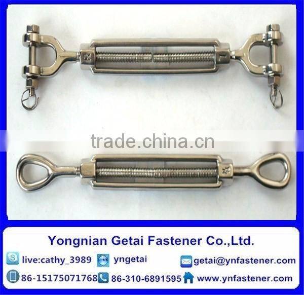 High Quality Wire Rope US Type Stainless Steel Turnbuckle