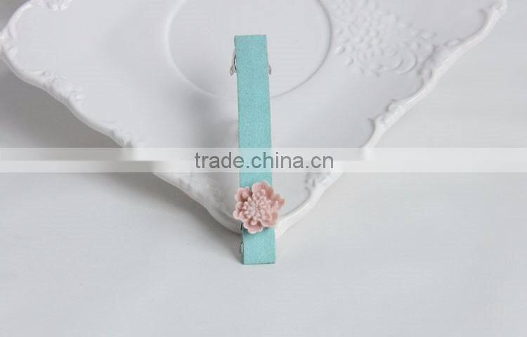 MYLOVE unique korea pink flower hairpins headwear