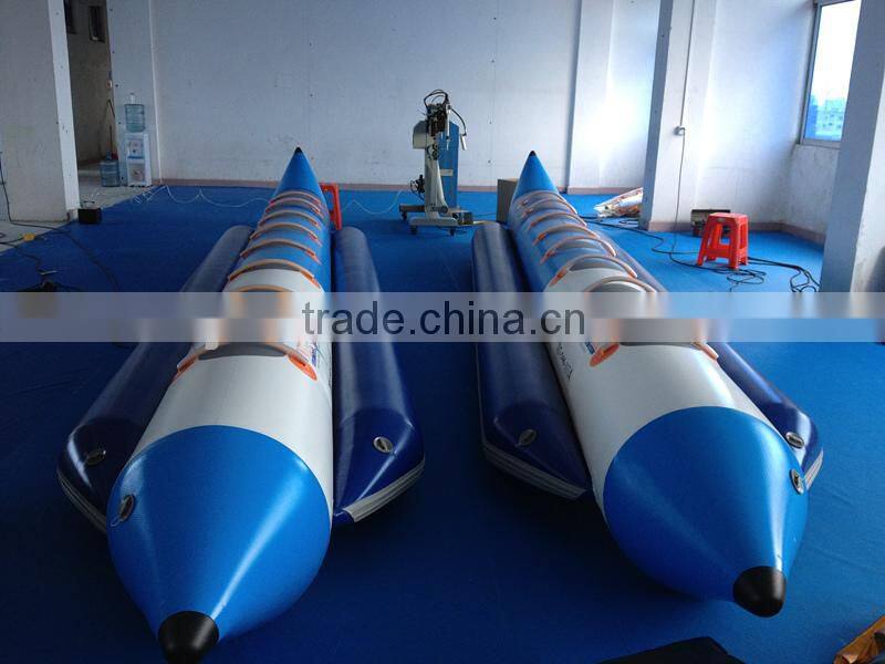 inflatable floating boat 8 person Banana boat for adults Towable flying Banana tube