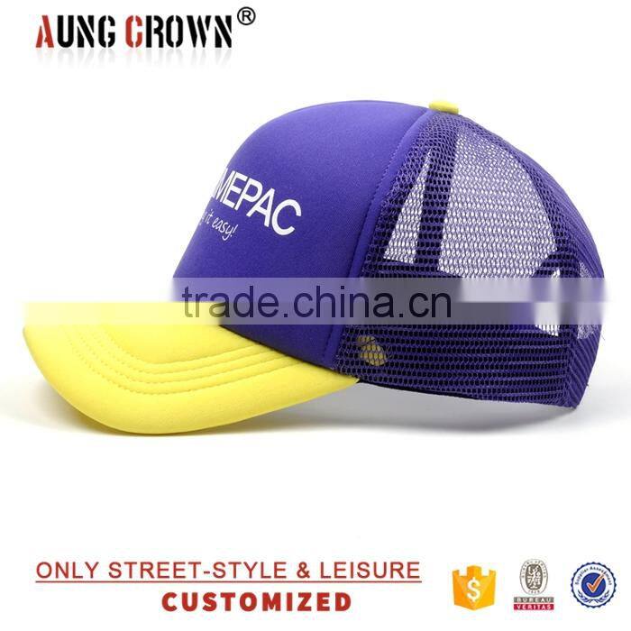 Mesh wholesale trucker custom caps embroidery