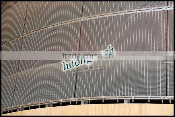 Anping Lutong mesh metal wire mesh solar shading for architectural facade cladding