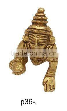 brass krishna