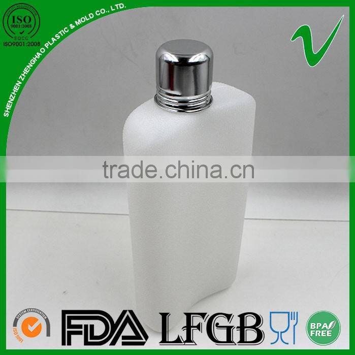 350ml HDPE empty plastic drinkware type bottle for wine packaging