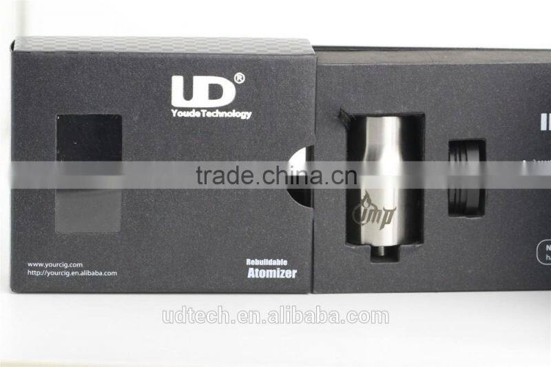 UD RDA vapoir tank IMP atomizer with wide spiral drip tip for huge vapor RDA vaporizer