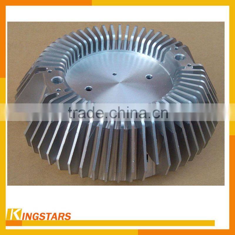 Cold forging aluminum heat sinks for LED bulb lights