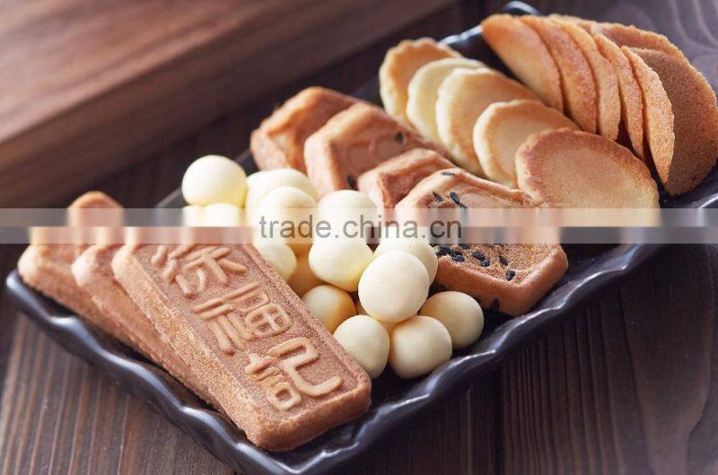 HFC 2483 japanese yanshao cookies, biscuits, pancakes with vanilla and sesame flavour