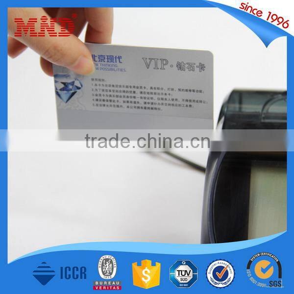 MDP06 3 track magnetic stripe card blank magnetic stripe smart card