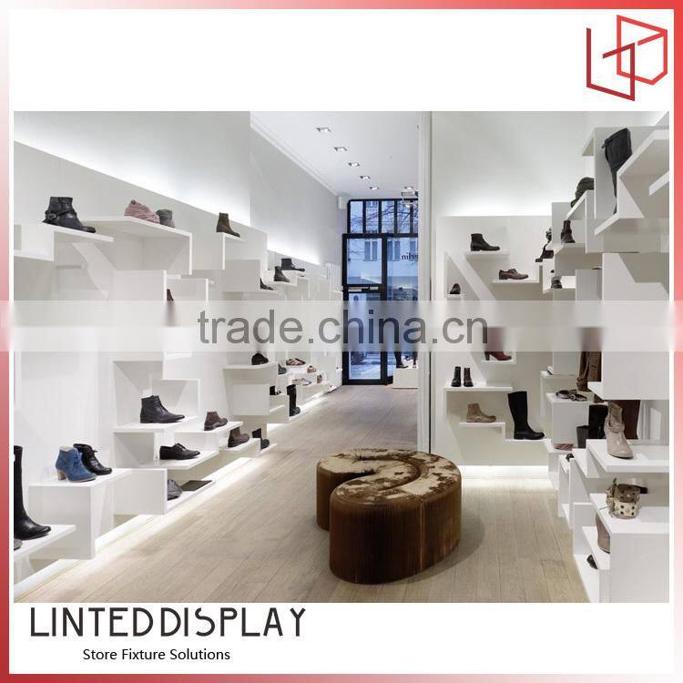 Well-know brand shoes racks for fashion ladies high heel shoes with lights