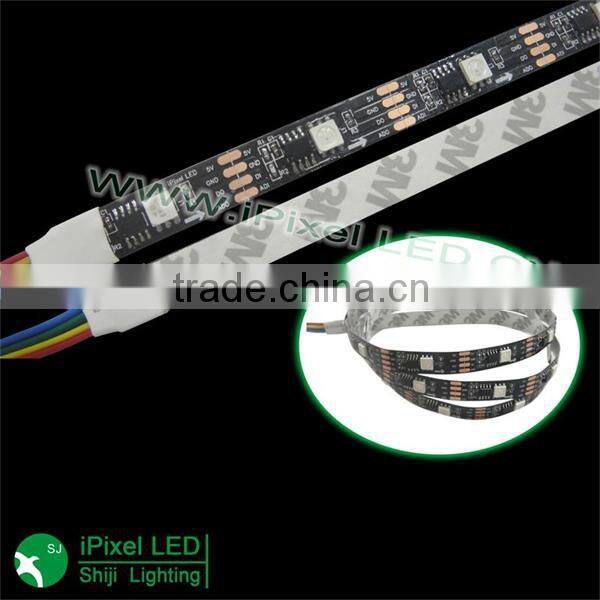 white pcb 5v ws2801 led strip light 36leds/m