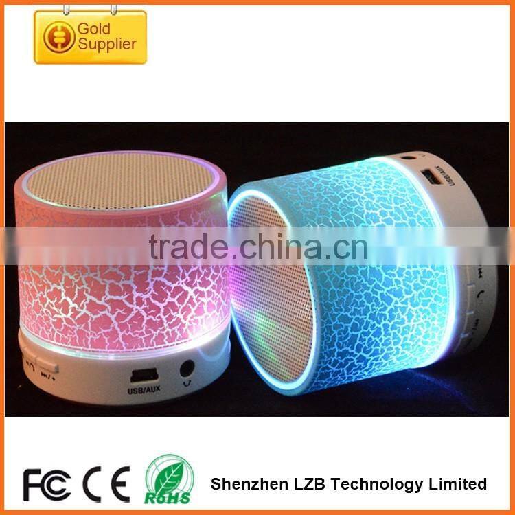 Hot sale Portable Led Bluetooth Speaker Mini Altavoz LED Speakers Dual Bass Blutooth 3d Surround speaker