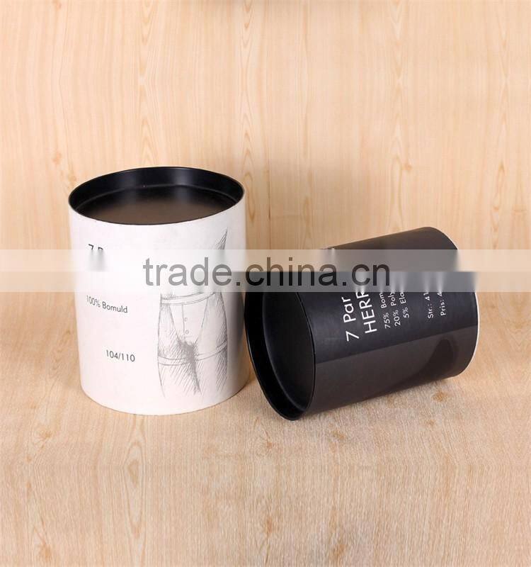paper tube cans/round paper packaging design/fancy paper gift box