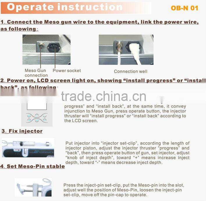 Home use Meso Gun Device small beauty equipment N 01