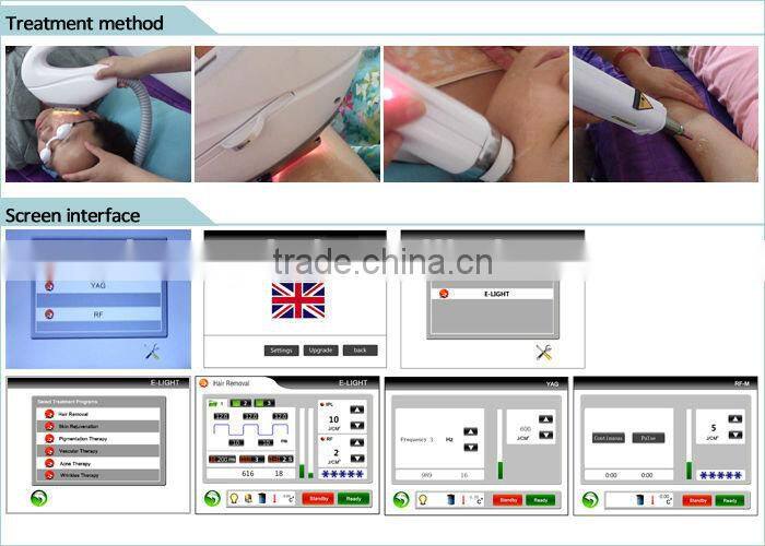 YAG laser machine for tattoo removal beauty machine SHR hair removal