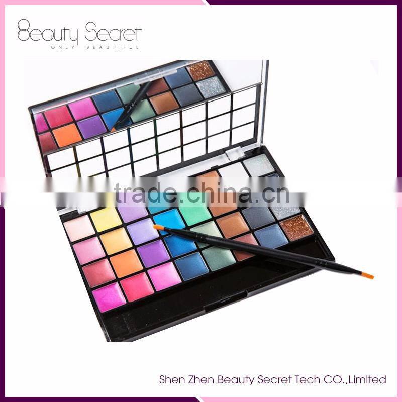 Hot selling eyeshadow With Private Label cosmetics 32 colors Eye Shadow gel