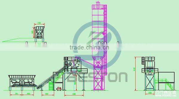 2015 universal batching plant for sale