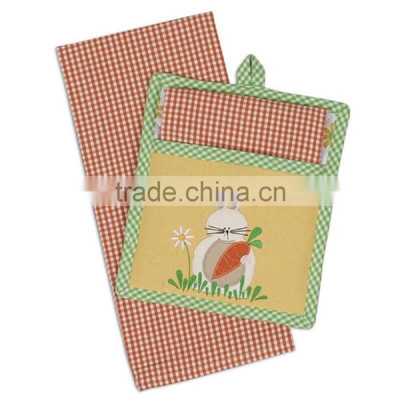 Promotion western traditional classical printed Christmas place mat and napkins