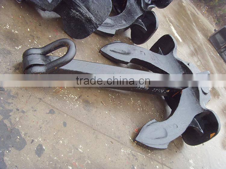 High Quality Ship Anchor Hall Stockless Bower Anchor For Ship/marine Bower Anchor Marine Japan Stockless Anchor