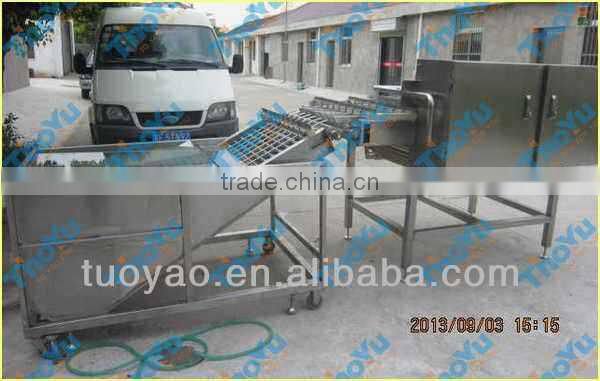 Fully Automatic Hen Eggs Shelling Machine Production Line ( 0086-15937167907)