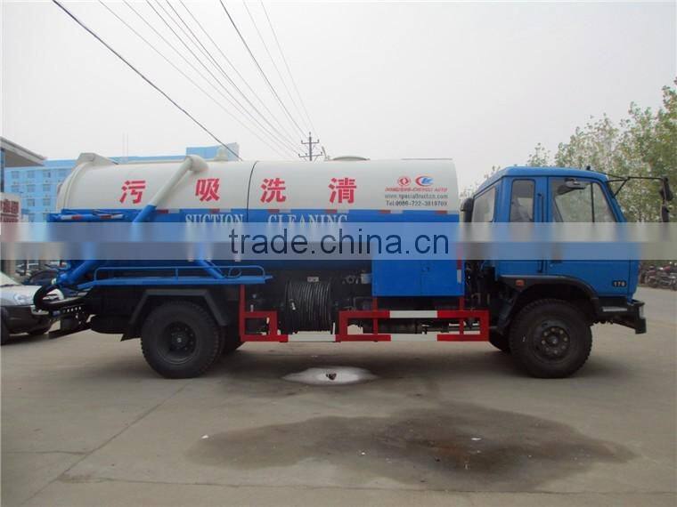 2016 new style dongfeng 8000L sewage truck for sale