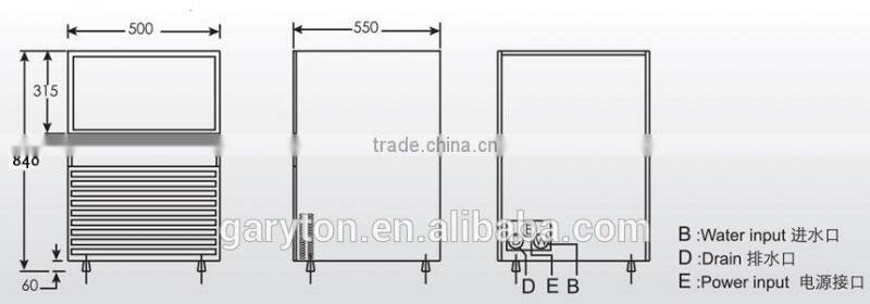 GRT - LB100/120S HOT Sale Ice Block Maker with CE