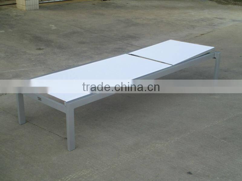 Hot Selling Aluminium Strong Frame Sun Lounger