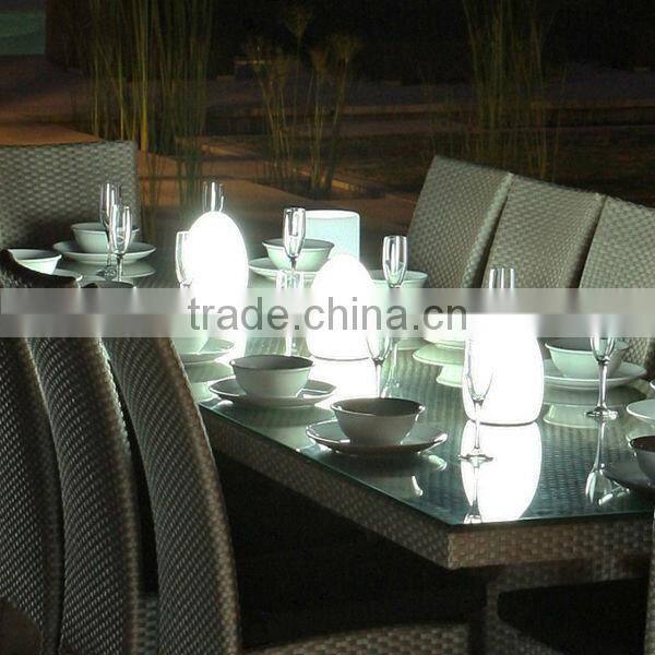 Egg shape rechargeable Battery LED Table Lamp