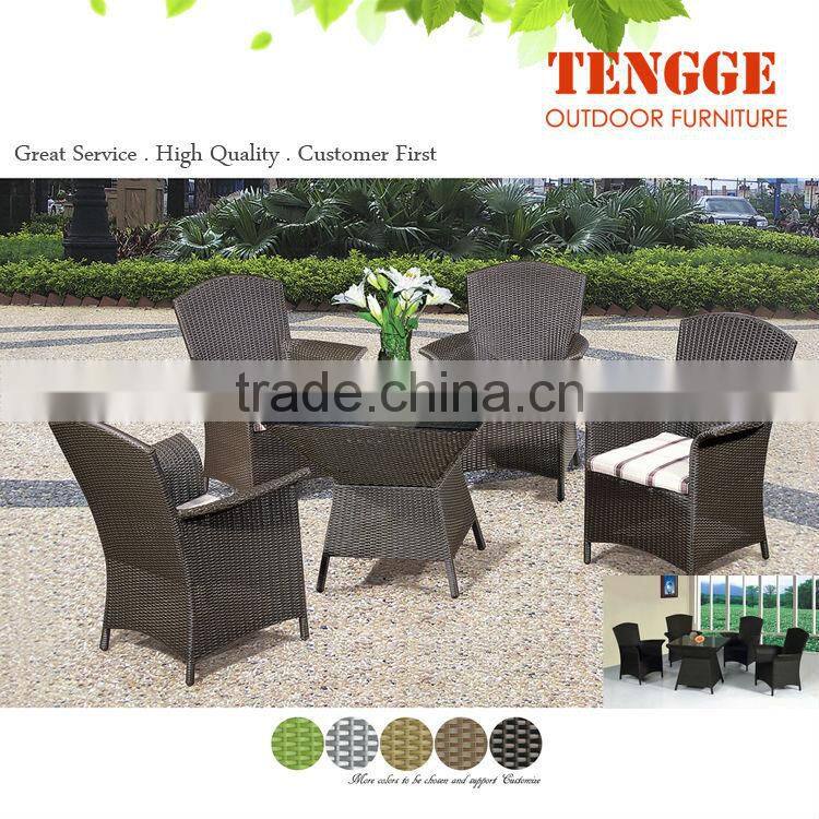 outdoor rattan resin chairs for waiting area
