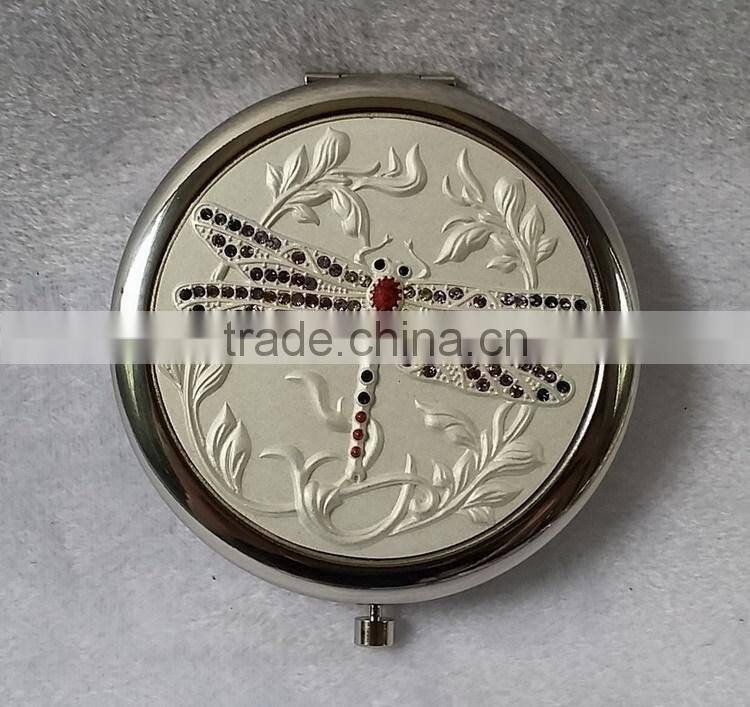 personalized pocket mirror ,oval compact mirror
