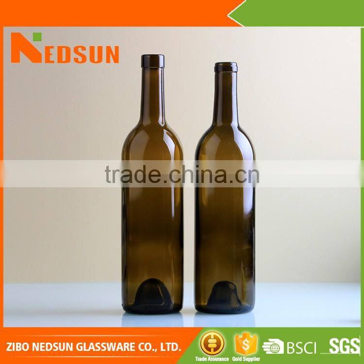 Factory price wine bottles sales for import