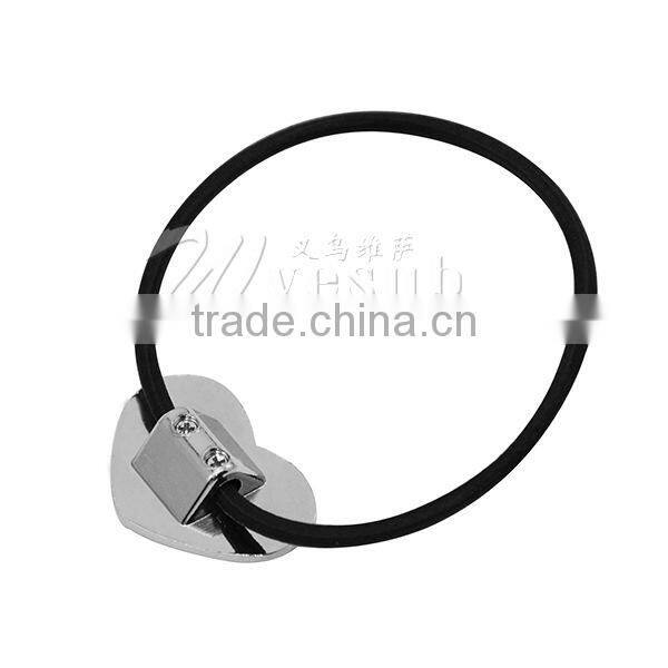 Fashion Charm Bracelet/Rope Chain with Heart Metal for Sublimation Printing